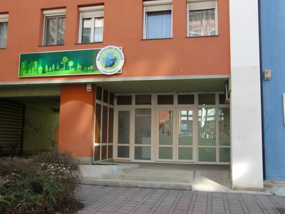 Entrance to the vet clinic